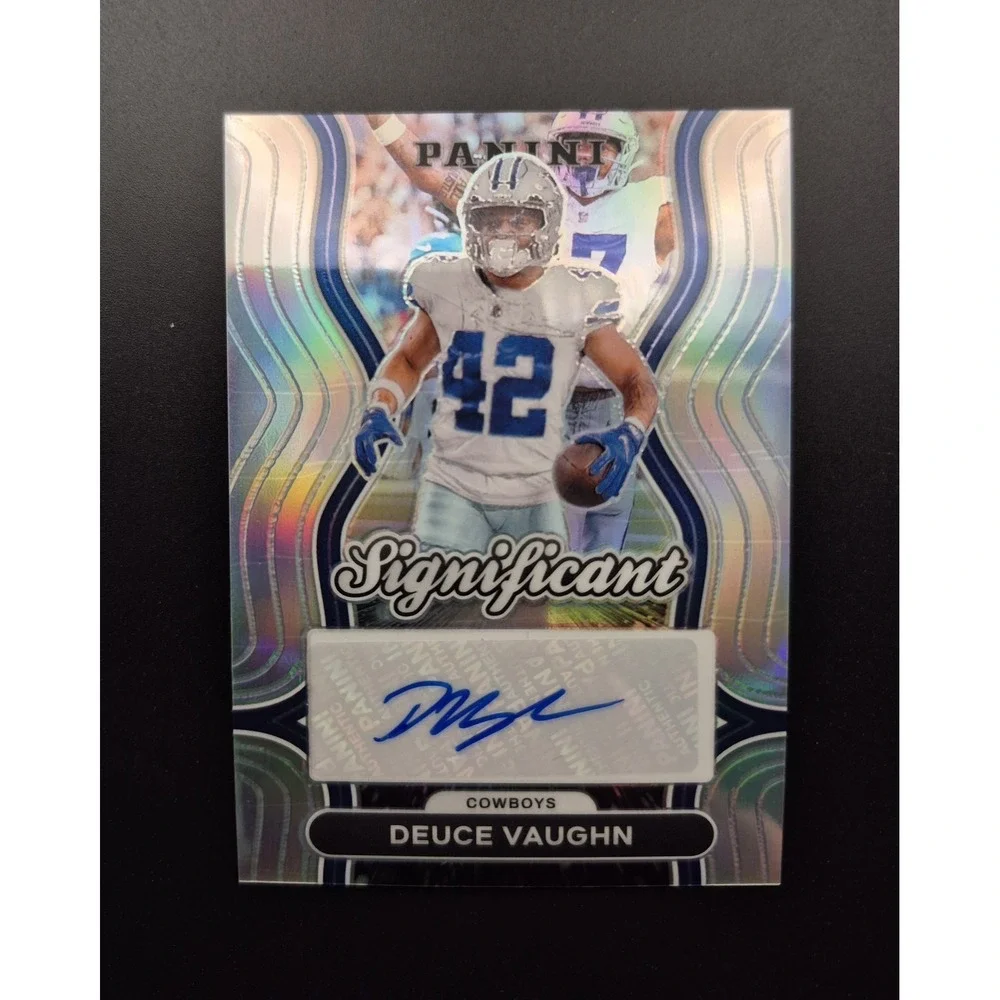 2024 Panini Prizm Deuce Vaughn #SS-DVN Significant Silver Prizm‎ Auto Cowboys